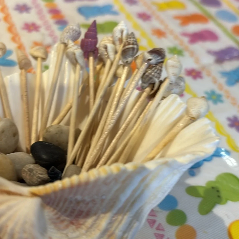 Handmade Seashell Cocktail tooth Picks
Make on request - Picture 2 of 3